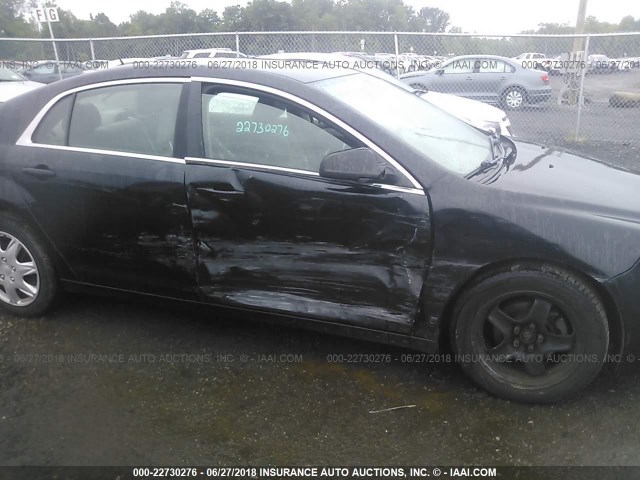 1G1ZB5EB4AF315707 - 2010 CHEVROLET MALIBU LS Qara foto 6