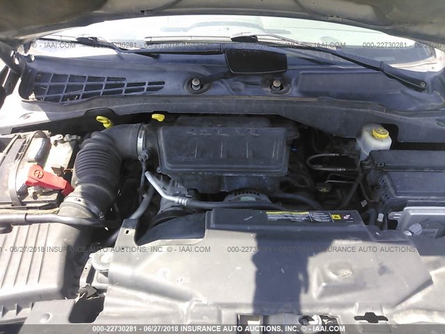 1D8HB48P39F710169 - 2009 DODGE DURANGO SLT GRAY photo 10