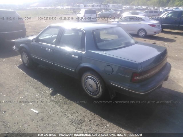 3G4AG55M6RS615050 - 1994 BUICK CENTURY SPECIAL BLUE photo 3