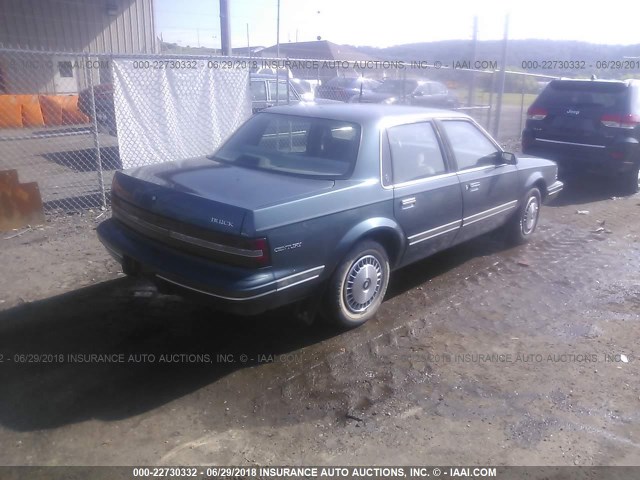 3G4AG55M6RS615050 - 1994 BUICK CENTURY SPECIAL BLUE photo 4