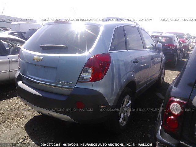 3GNAL2EK5DS623184 - 2013 CHEVROLET CAPTIVA LS 浅蓝色 照片 4
