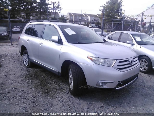 5TDBK3EH7BS061882 - 2011 TOYOTA HIGHLANDER SE SILVER photo 1