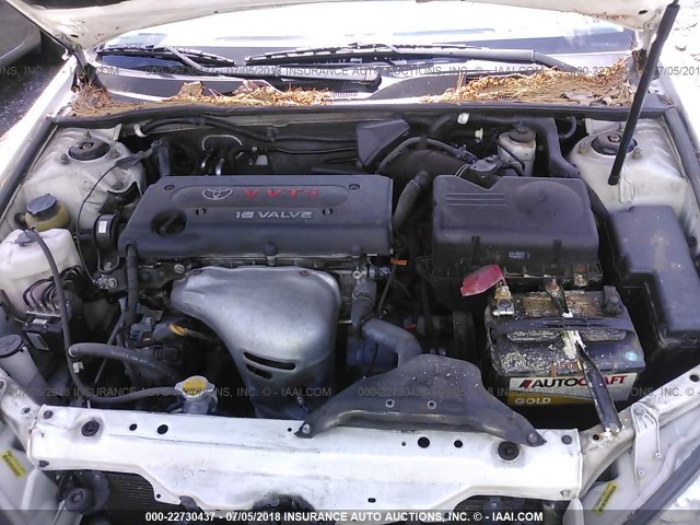 4T1BE30K85U398888 - 2005 TOYOTA CAMRY LE/XLE/SE 白色 照片 10