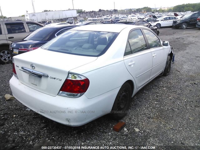 4T1BE30K85U398888 - 2005 TOYOTA CAMRY LE/XLE/SE 白色 照片 4
