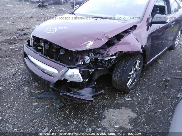 JTKDE167260109672 - 2006 TOYOTA SCION TC 紫色 照片 6