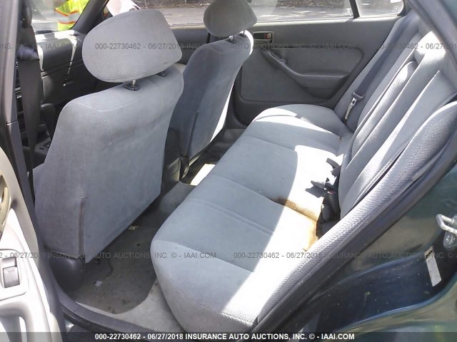 4T1BG12K2TU715203 - 1996 TOYOTA CAMRY DX/LE/XLE GREEN photo 8