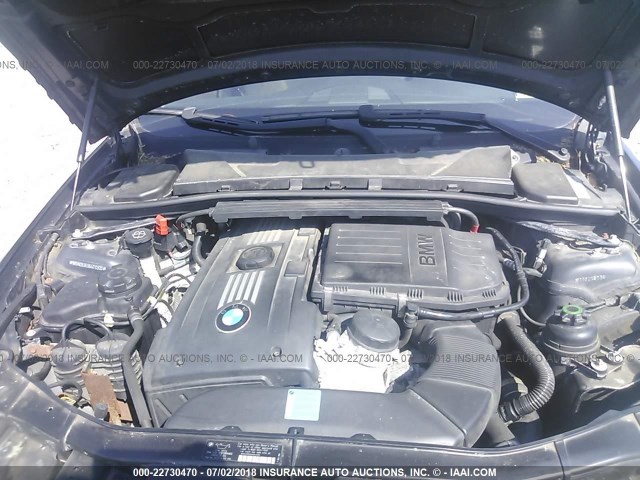 WBAVD53538A010300 - 2008 BMW 335 XI BLACK photo 10
