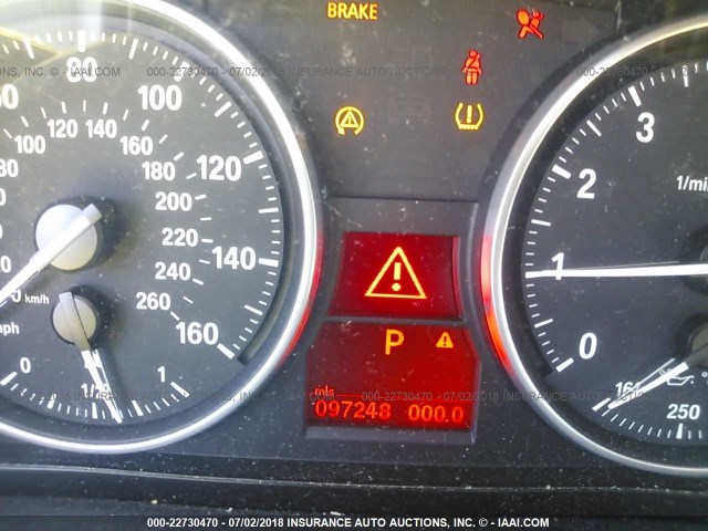 WBAVD53538A010300 - 2008 BMW 335 XI BLACK photo 7