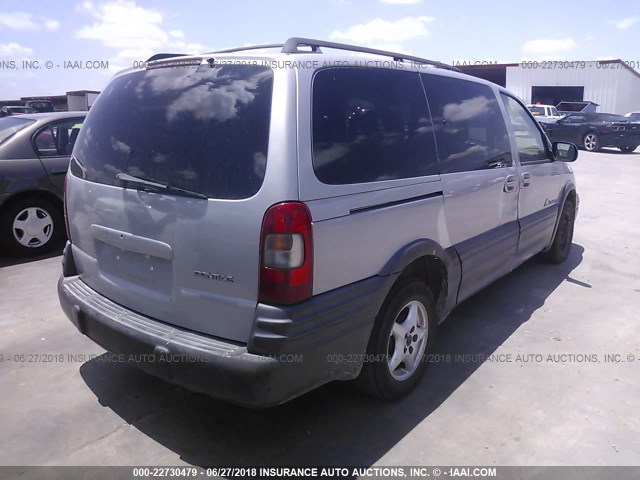 1GMDX03E51D160160 - 2001 PONTIAC MONTANA SILVER photo 4