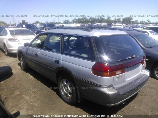 4S3BG6857X7604685 - 1999 SUBARU LEGACY OUTBACK/SSV/LIMITED/30TH SILVER photo 3