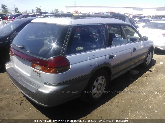 4S3BG6857X7604685 - 1999 SUBARU LEGACY OUTBACK/SSV/LIMITED/30TH SILVER photo 4