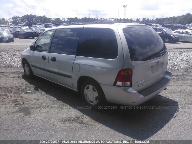 2FMZA51473BA24524 - 2003 FORD WINDSTAR LX SILVER photo 3