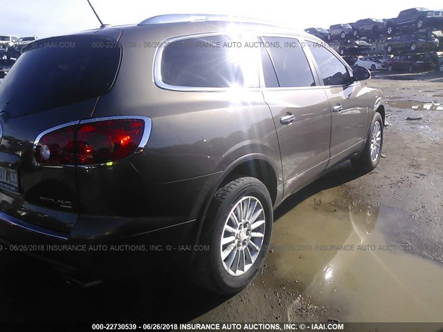 5GAER23D09J192356 - 2009 BUICK ENCLAVE CXL BROWN photo 4