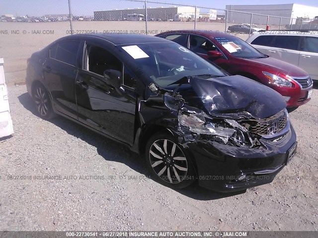 2HGFB2F90FH541853 - 2015 HONDA CIVIC EXL 黑色 照片 1