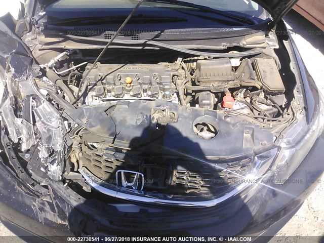 2HGFB2F90FH541853 - 2015 HONDA CIVIC EXL 黑色 照片 10