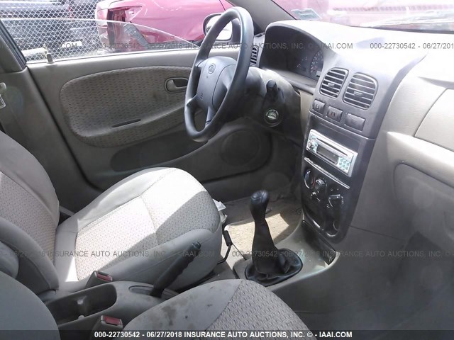 KNADC123626168101 - 2002 KIA RIO GREEN photo 5