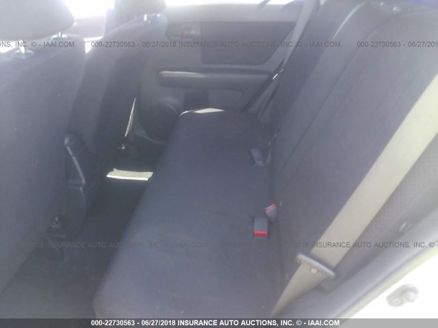 JTLKE50E581018149 - 2008 TOYOTA SCION XB Күміс фото 8