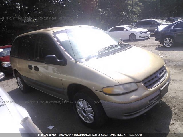 2P4GP4532TR641483 - 1996 PLYMOUTH VOYAGER SE GOLD photo 1