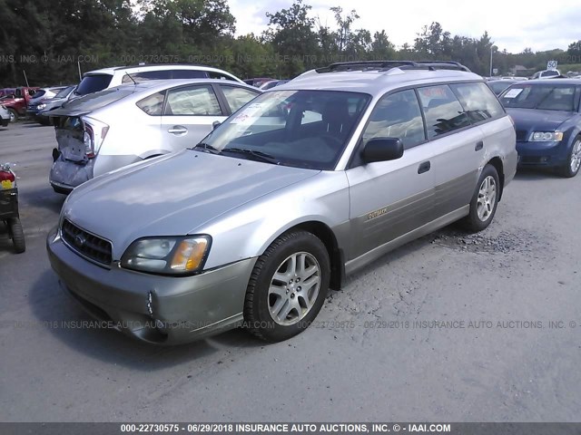 4S3BH675X37659852 - 2003 SUBARU LEGACY OUTBACK AWP 银色 照片 2