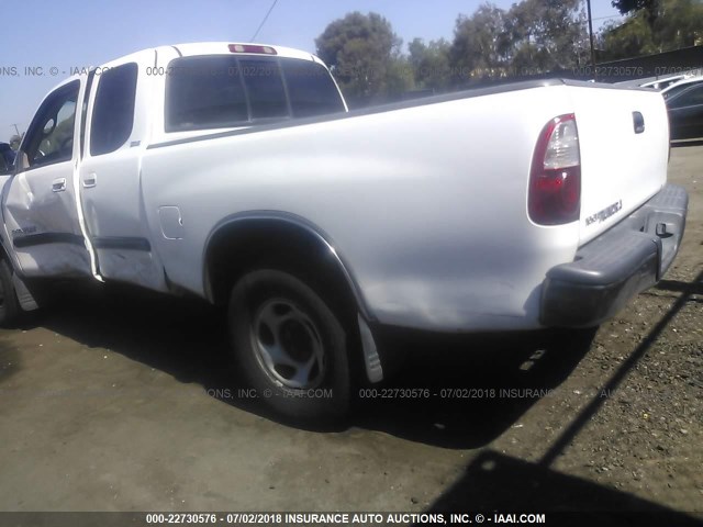 5TBRU341X6S476707 - 2006 TOYOTA TUNDRA ACCESS CAB SR5 WHITE photo 6