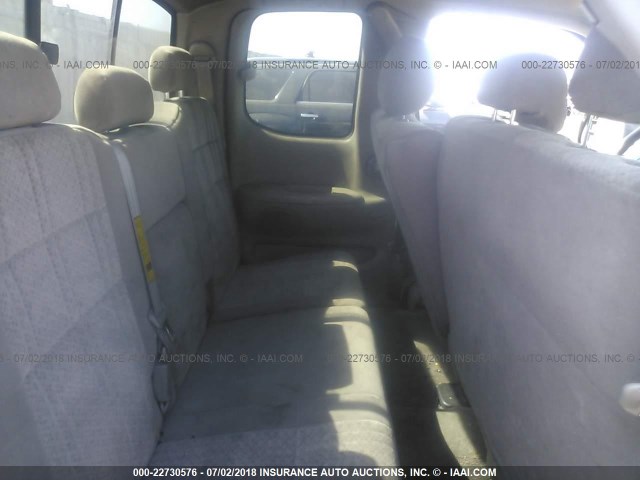 5TBRU341X6S476707 - 2006 TOYOTA TUNDRA ACCESS CAB SR5 WHITE photo 8