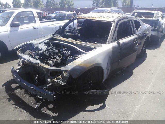 2B3CA3CV7AH307957 - 2010 DODGE CHARGER SXT BLACK photo 2