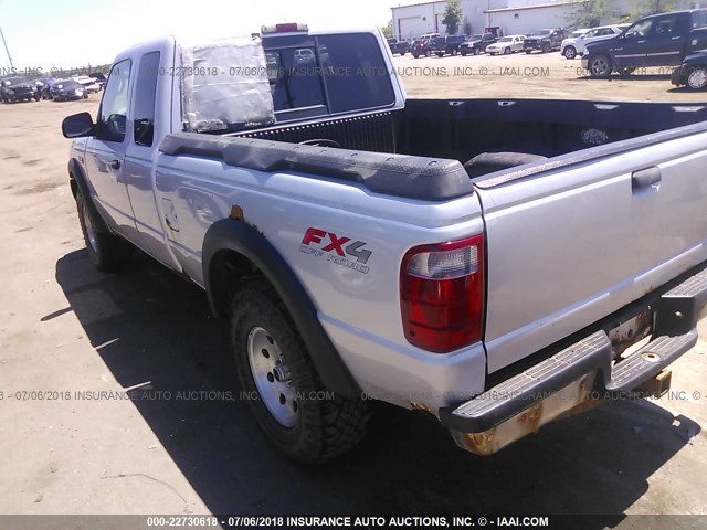 1FTZR45E52TA52864 - 2002 FORD RANGER SUPER CAB GRAY photo 3