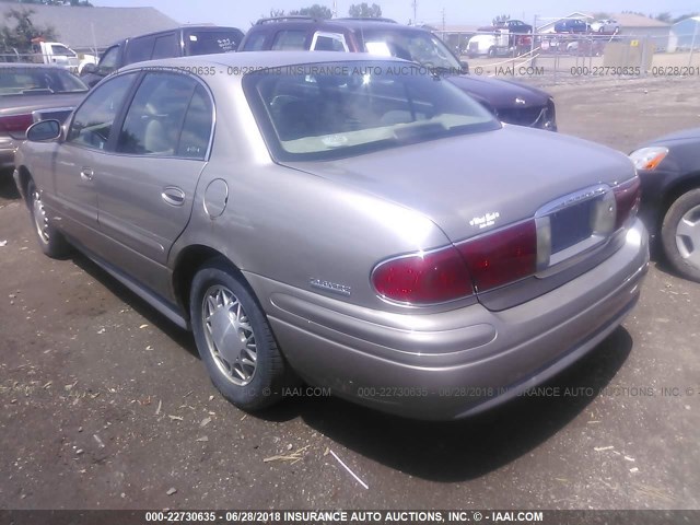 1G4HR54K82U255052 - 2002 BUICK LESABRE LIMITED BEIGE photo 3