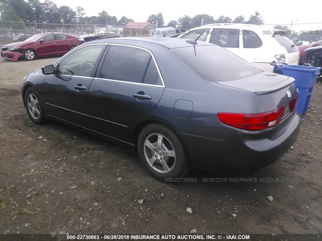 JHMCN36595C011005 - 2005 HONDA ACCORD HYBRID GRAY photo 3