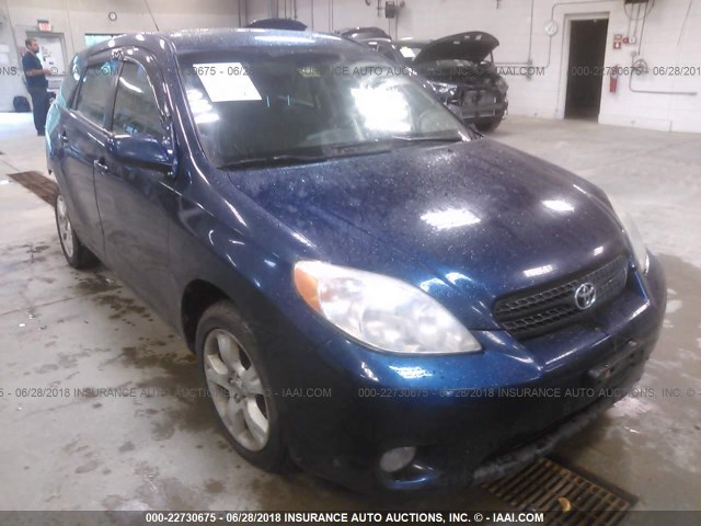 2T1KR32E35C345951 - 2005 TOYOTA COROLLA MATRIX XR BLUE photo 6