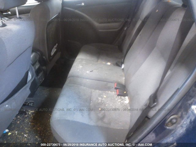 2T1KR32E35C345951 - 2005 TOYOTA COROLLA MATRIX XR BLUE photo 8