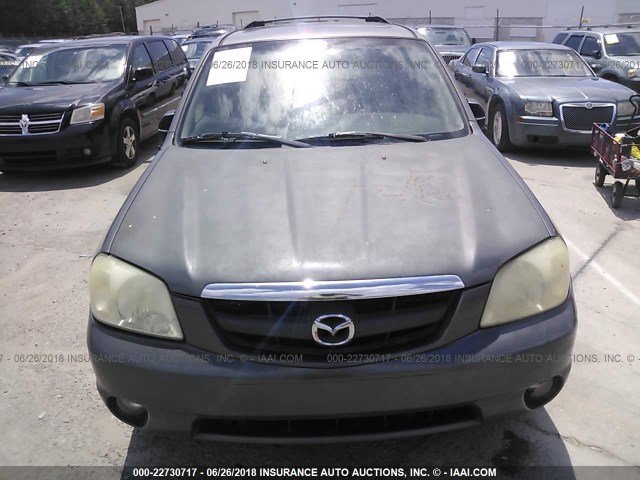 4F2CZ06193KM18908 - 2003 MAZDA TRIBUTE ES GRAY photo 6