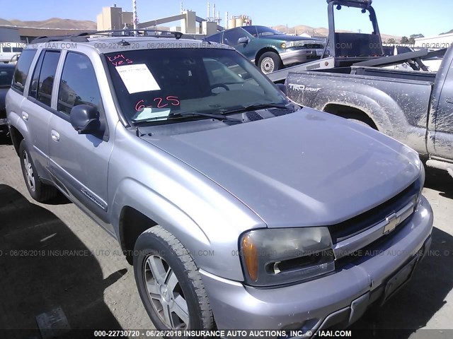 1GNDT13S842265584 - 2004 CHEVROLET TRAILBLAZER LS/LT SILVER photo 1