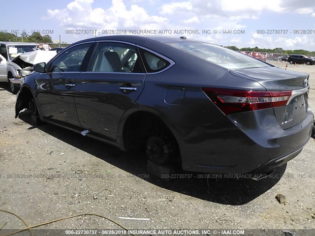 4T1BK1EB8GU242195 - 2016 TOYOTA AVALON XLE PLUS/PREMIUM/TOUR/LTD Pewter photo 3