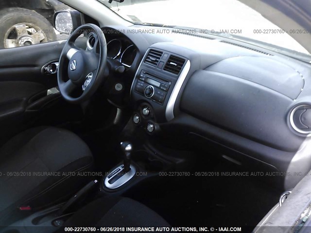 3N1CN7AP0EK465027 - 2014 NISSAN VERSA S/S PLUS/SV/SL BLACK photo 5