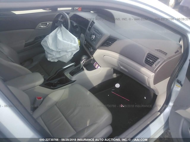 2HGFB2F95CH546090 - 2012 HONDA CIVIC EXL ტალღისფერი ფოტო 5
