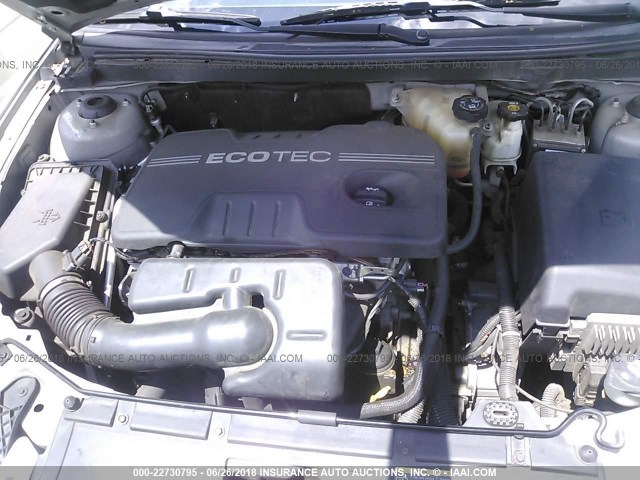 1G2ZF57B384142894 - 2008 PONTIAC G6 VALUE LEADER/BASE GRAY photo 10