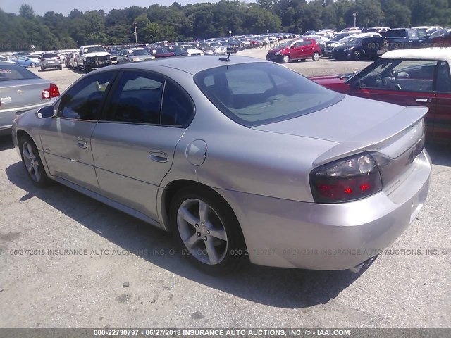 1G2HZ54Y75U138306 - 2005 PONTIAC BONNEVILLE GXP SILVER photo 3