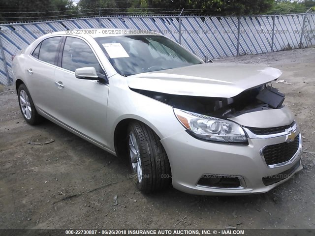 1G11H5SL5EF139989 - 2014 CHEVROLET MALIBU LTZ 棕色 照片 1