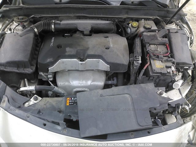 1G11H5SL5EF139989 - 2014 CHEVROLET MALIBU LTZ 棕色 照片 10