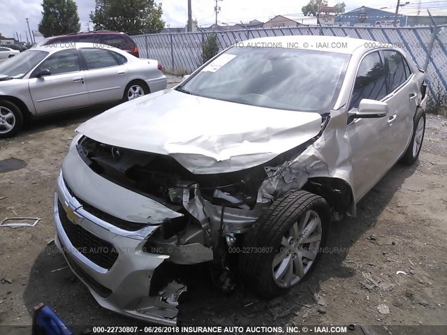 1G11H5SL5EF139989 - 2014 CHEVROLET MALIBU LTZ 棕色 照片 2