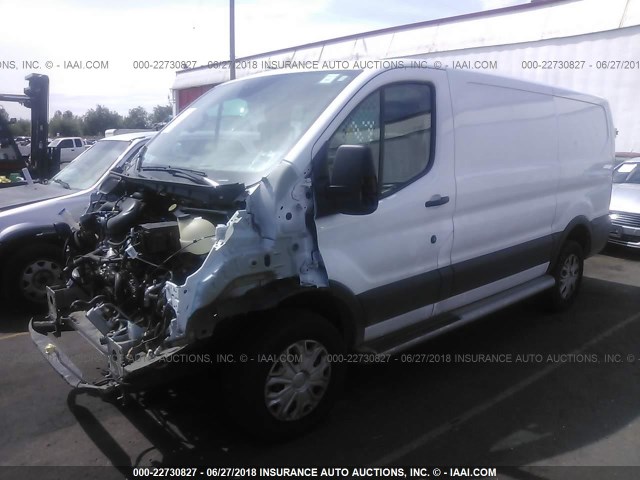 1FTYR1ZM6GKB36166 - 2016 FORD TRANSIT T-250 WHITE photo 2