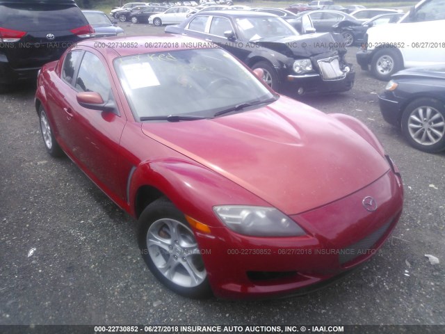 JM1FE17N040132426 - 2004 MAZDA RX8 RED photo 1