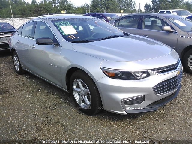 1G1ZB5ST9HF266818 - 2017 CHEVROLET MALIBU LS ვერცხლისფერი ფოტო 1