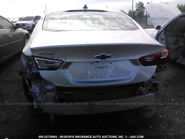 1G1ZB5ST9HF266818 - 2017 CHEVROLET MALIBU LS ვერცხლისფერი ფოტო 6