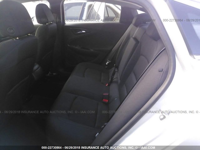 1G1ZB5ST9HF266818 - 2017 CHEVROLET MALIBU LS ვერცხლისფერი ფოტო 8