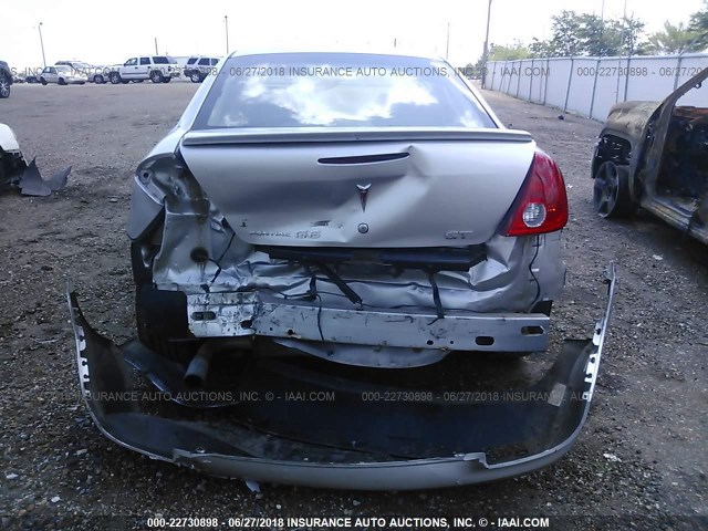 1G2ZH57N794130026 - 2009 PONTIAC G6 GT SILVER photo 6