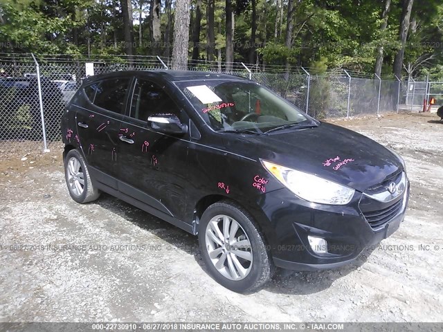 KM8JU3AC3DU740672 - 2013 HYUNDAI TUCSON GLS/LIMITED 黑色 照片 1