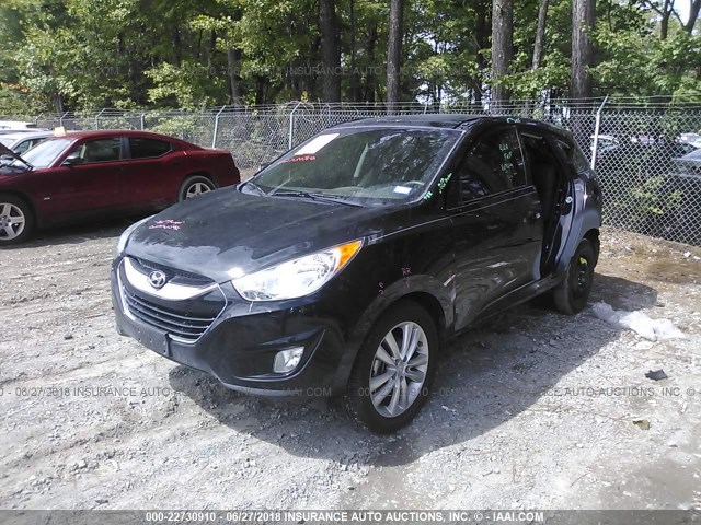 KM8JU3AC3DU740672 - 2013 HYUNDAI TUCSON GLS/LIMITED 黑色 照片 2