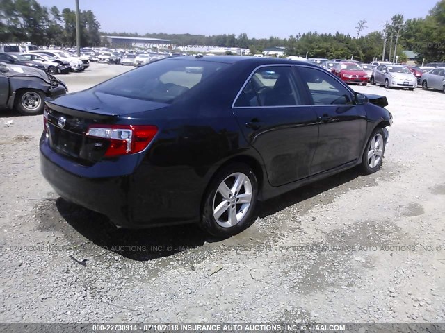 4T1BF1FK8EU781397 - 2014 TOYOTA CAMRY L/SE/LE/XLE 蓝色 照片 4